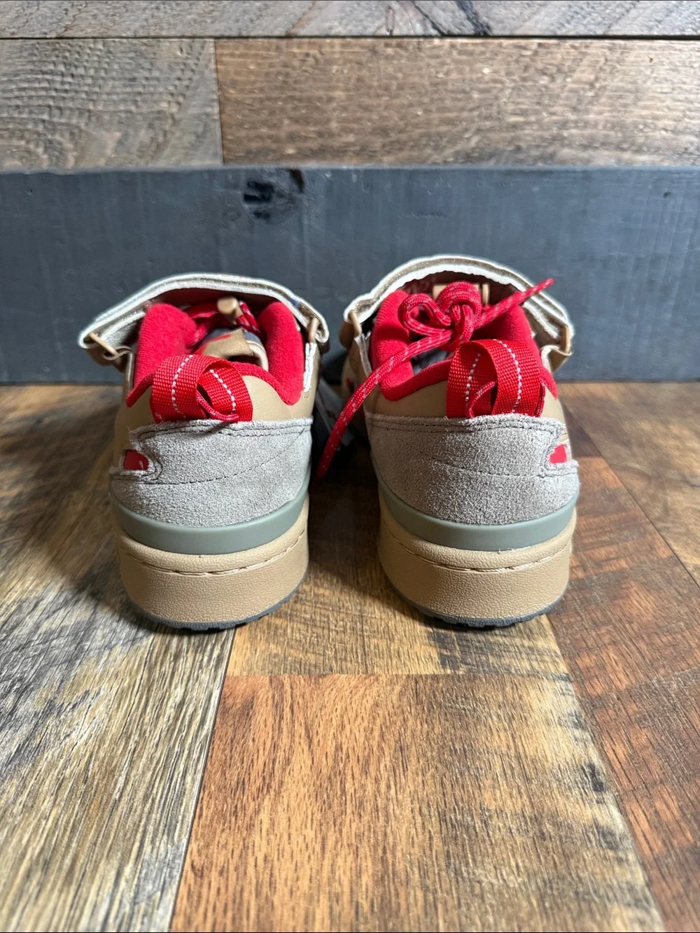 Adidas Forum 84 Camp Low GV6785 Brown Red Sneakers NWT Men’s 7 Women’s 8